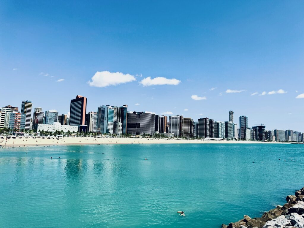 Beira Mar coastline, Fortaleza, Brazil